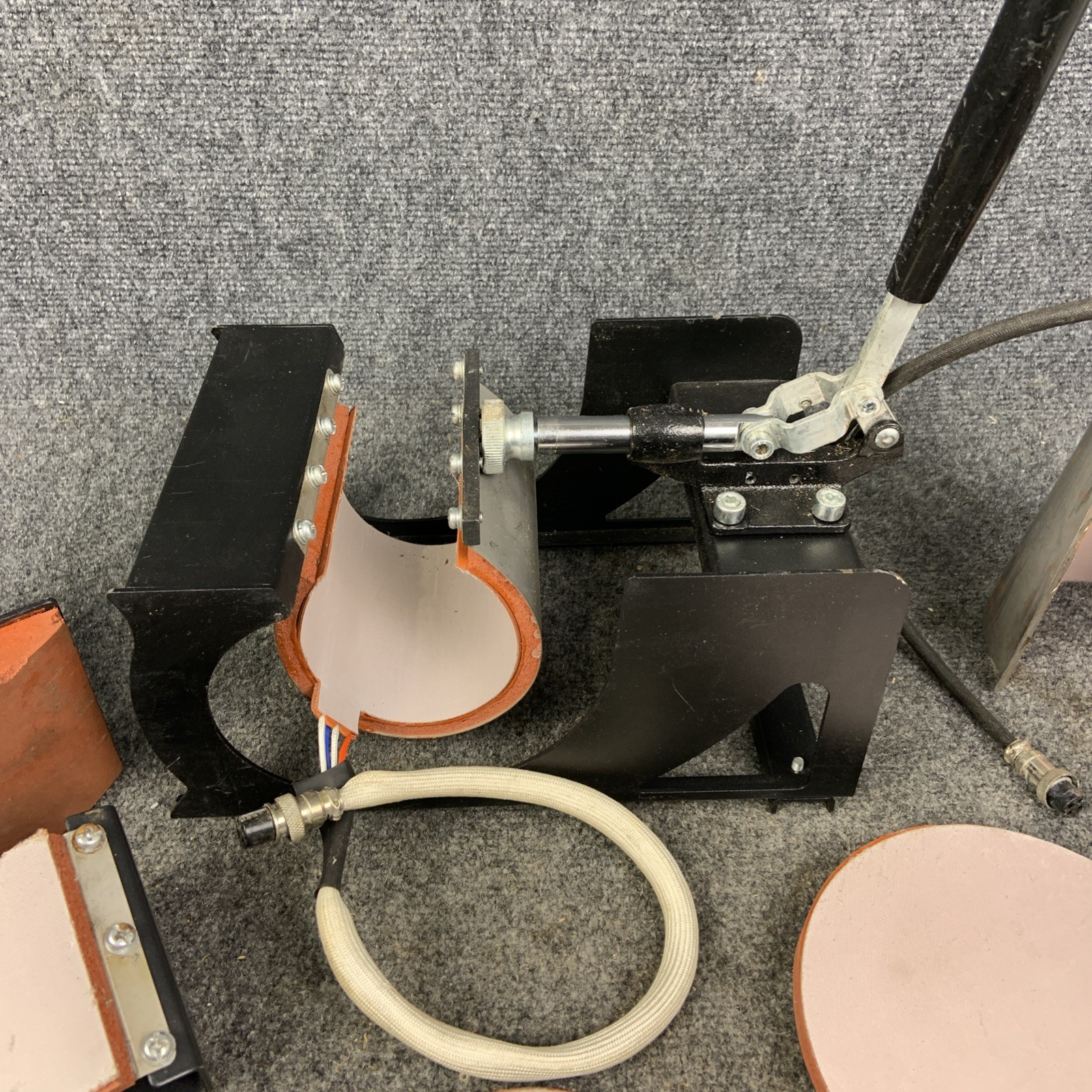 USCutter Mug Press & Attachments for Volcano Heat Press Machine Coffee Cups