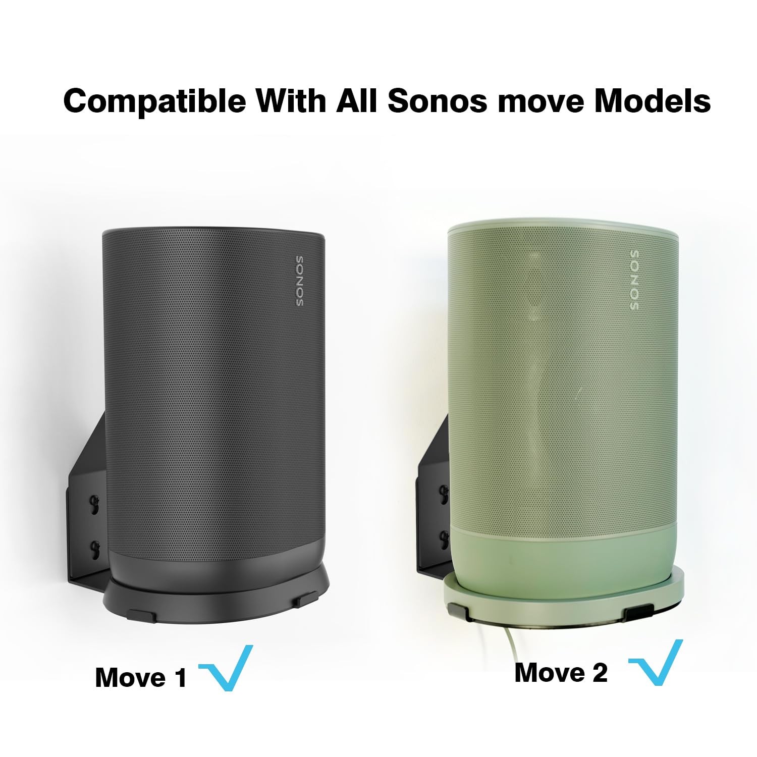 Wall Mount for SONOS Move,with Move1 and Move2.