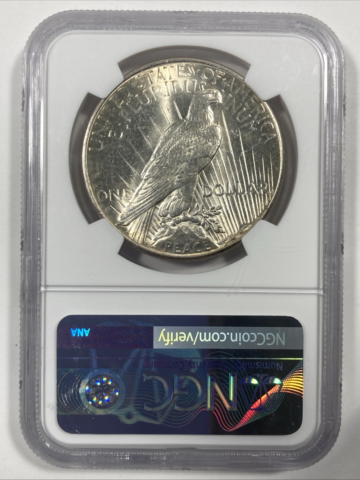 1926-S Peace Silver Dollar 1.00. NGC MS62.