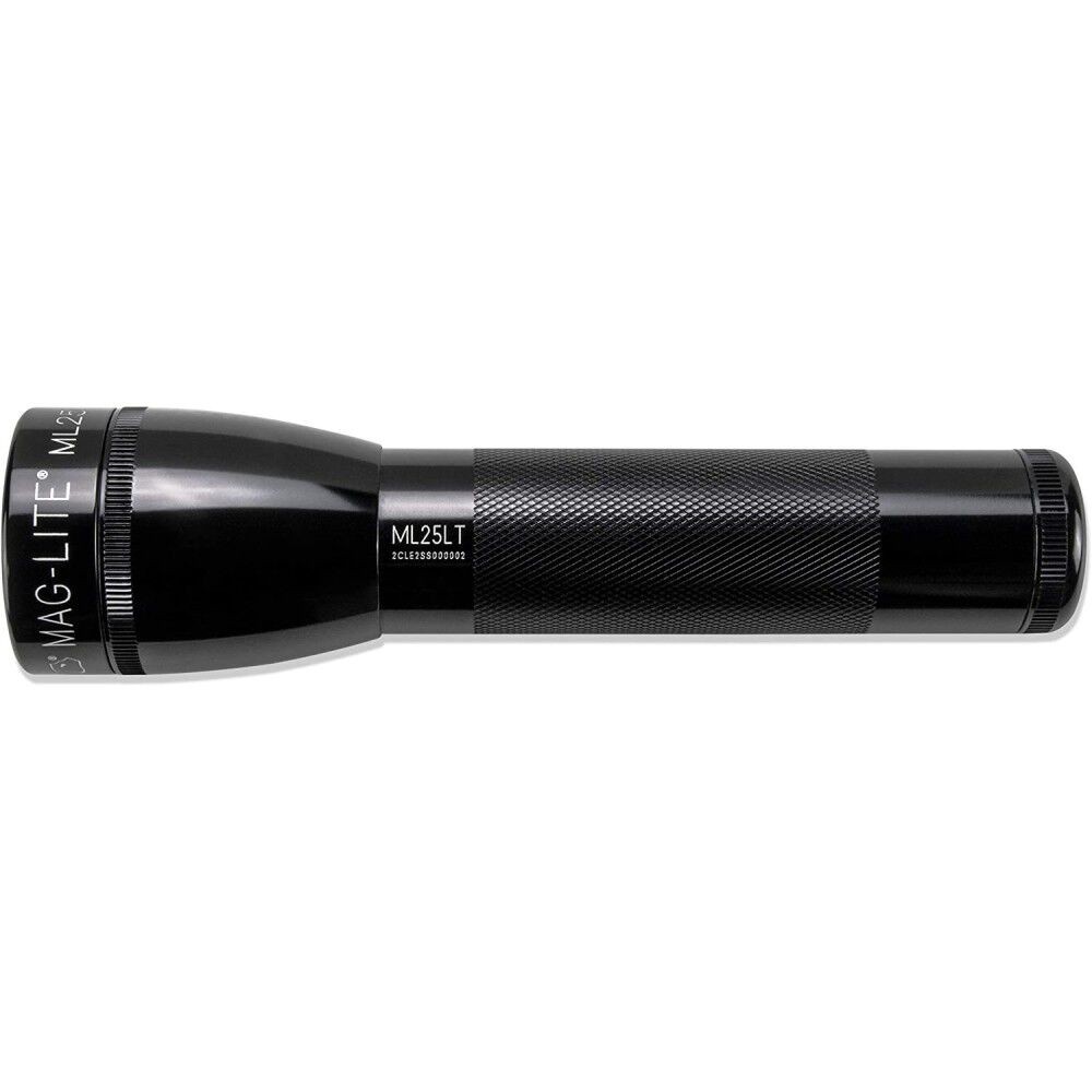Maglite Flashlight Ml25Lt 192 Lumens Black Led 2 Cell C