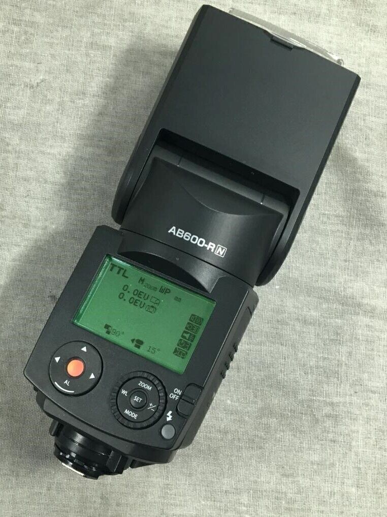 Kenko AB600-R N for Nikon 3way Auto Bounce Strobe AI Flash 2.4GHz Wireless Black