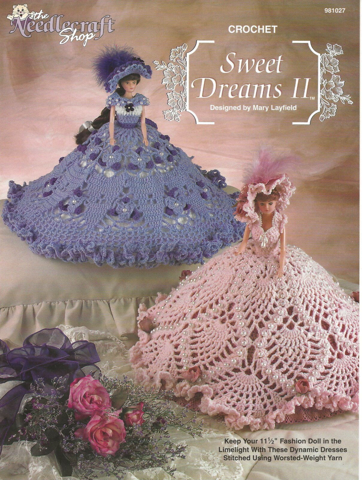 Fashion Doll Sweet Dreams II Crochet Barbie Dynamic Dresses Hats Beaded OOP NEW