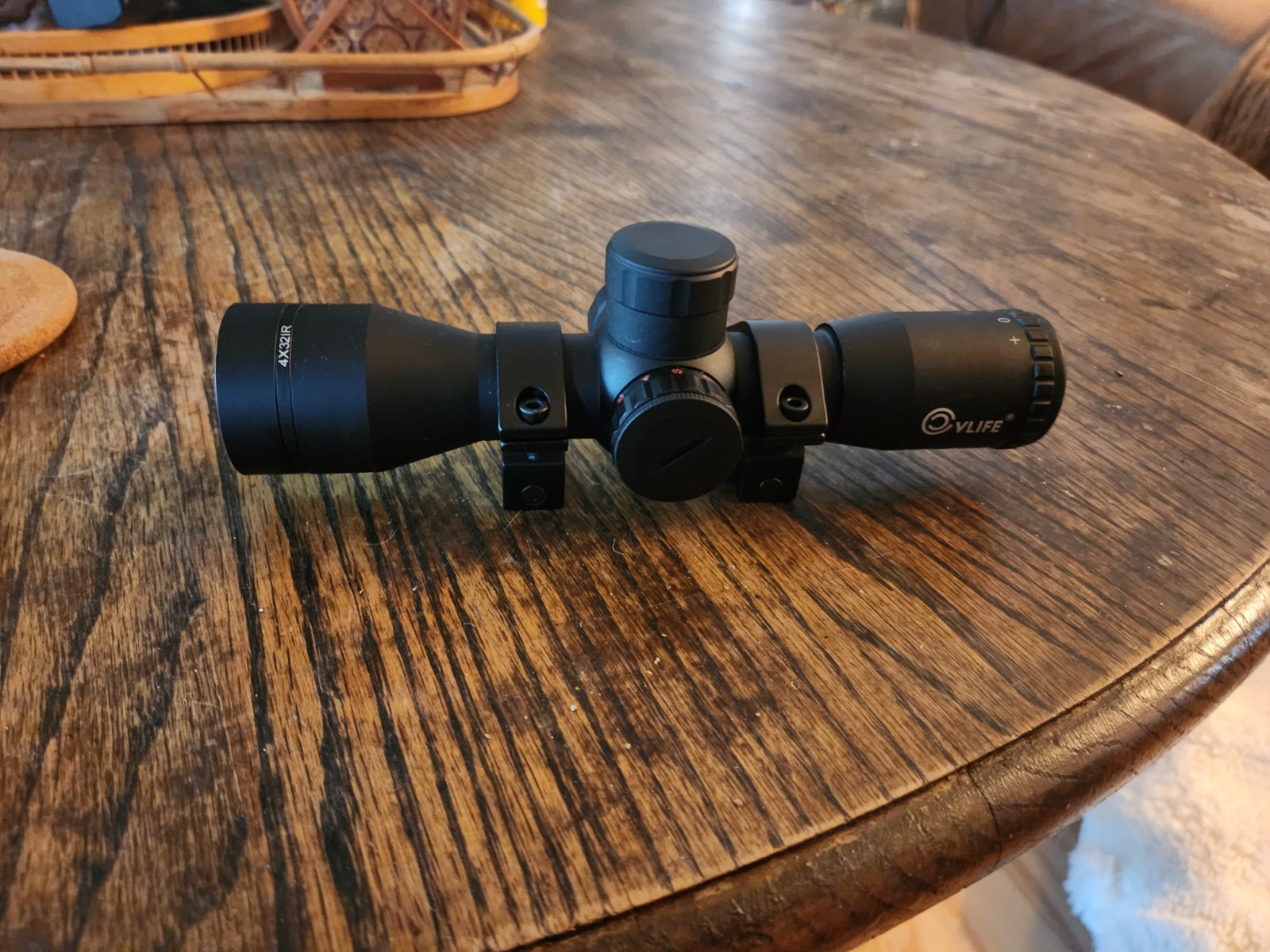 CVLIFE 4x32 Crossbow Scope, Red Green Illuminated Compact Crossbow Scopes for...