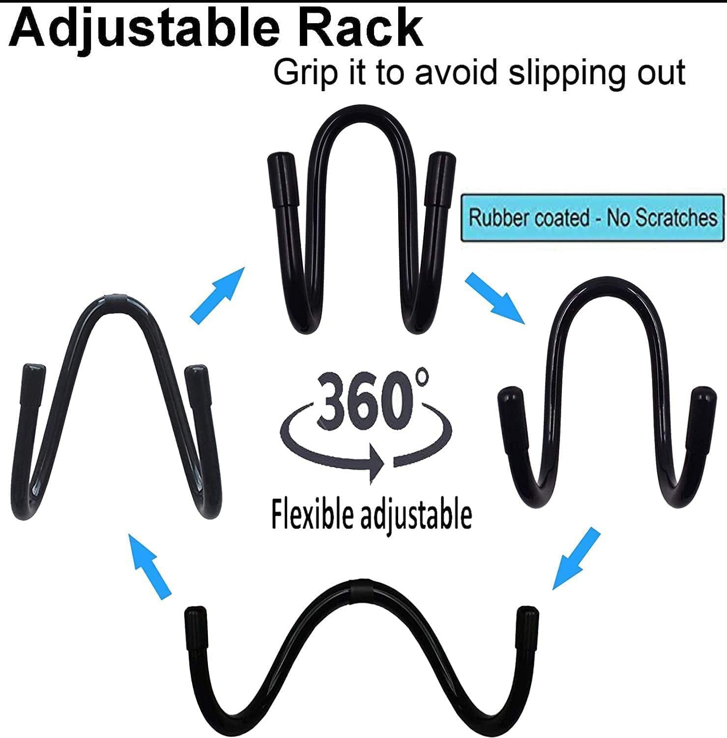2 Pack Seat Back Gun Rack Bow Holder Sling black