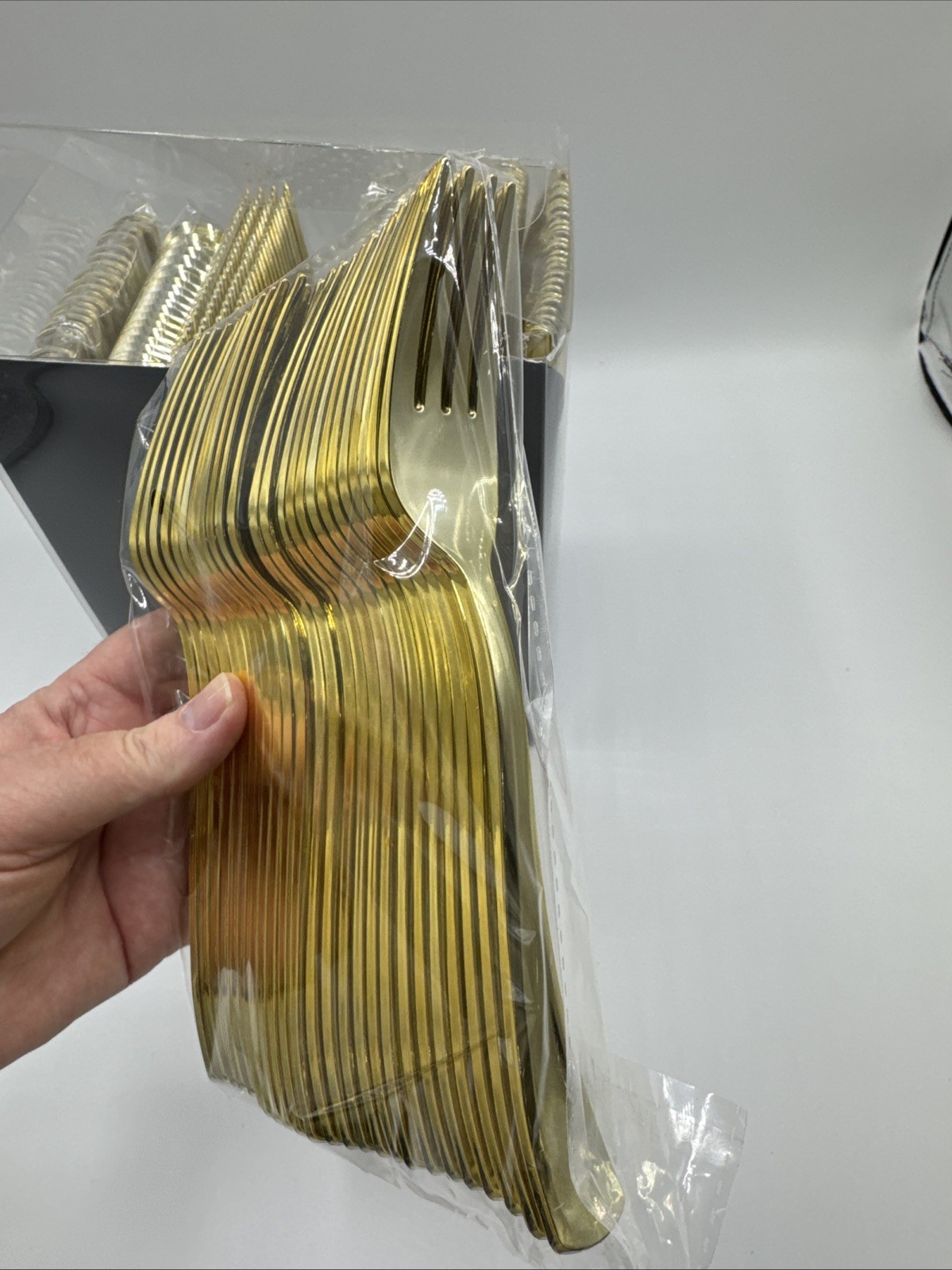 Disposable Flatware Gold 200Pc Set