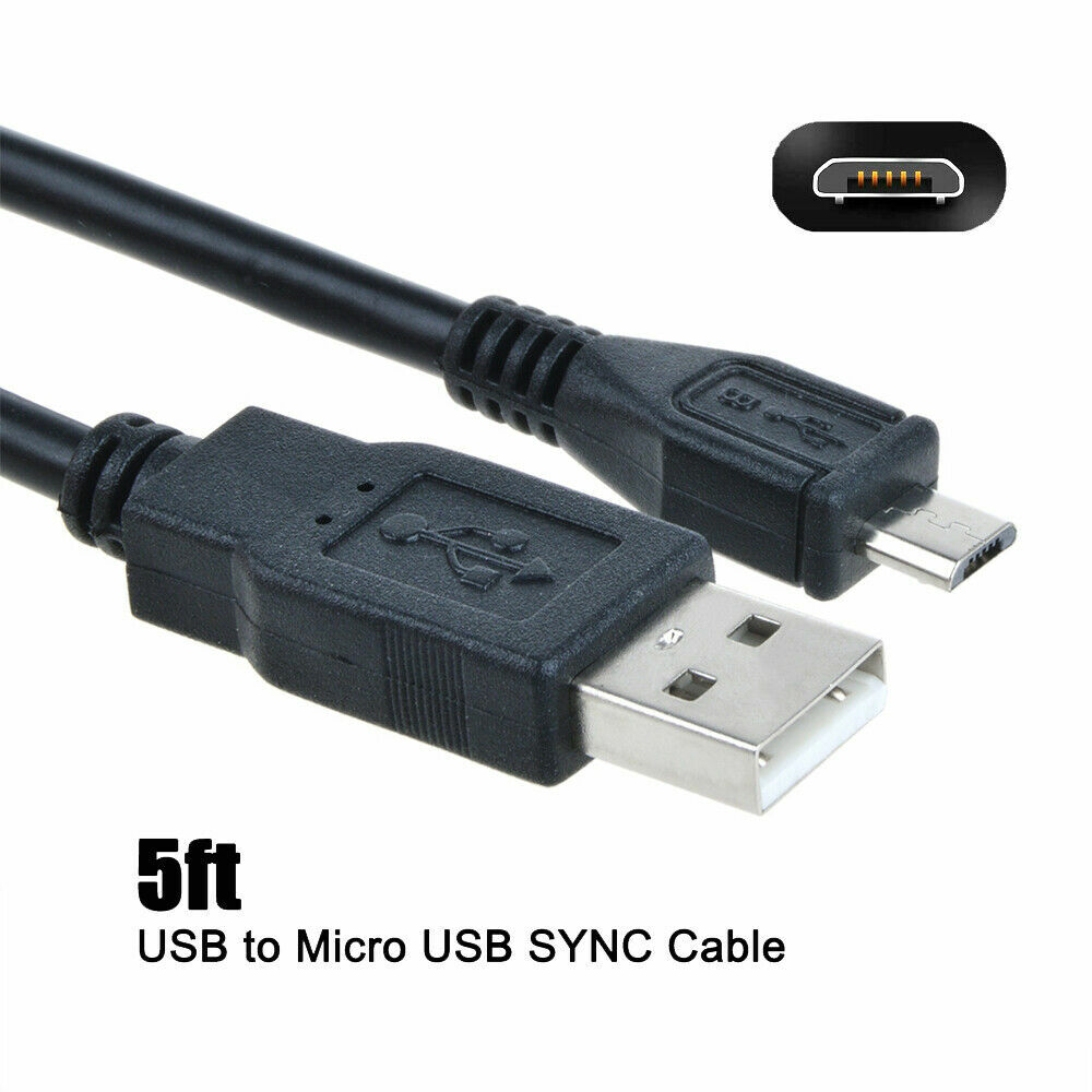 5ft Micro USB Fast Charging Cable Charger Cord for Anker Soundcore Flare A3161