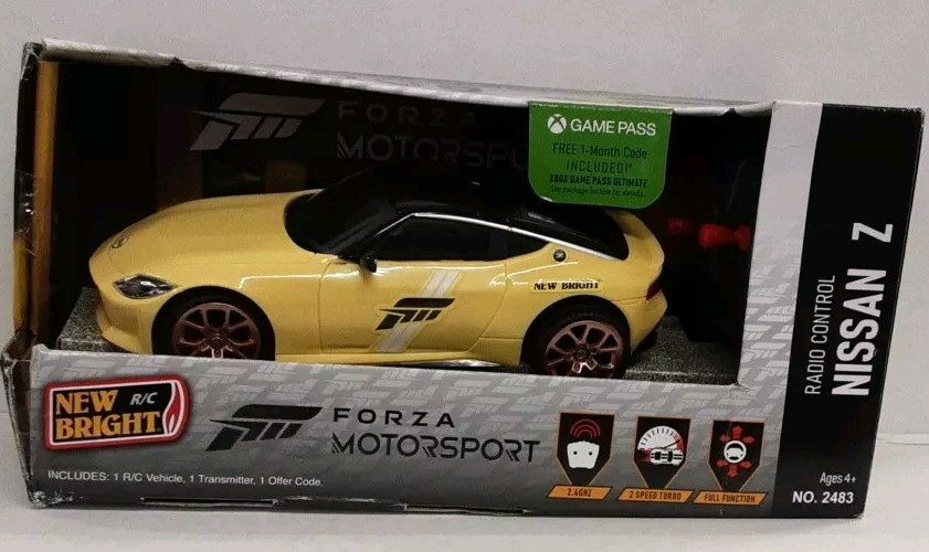 New BrightRC Nissan Z Fortza Motorsport  Scale 1:20 Yellow