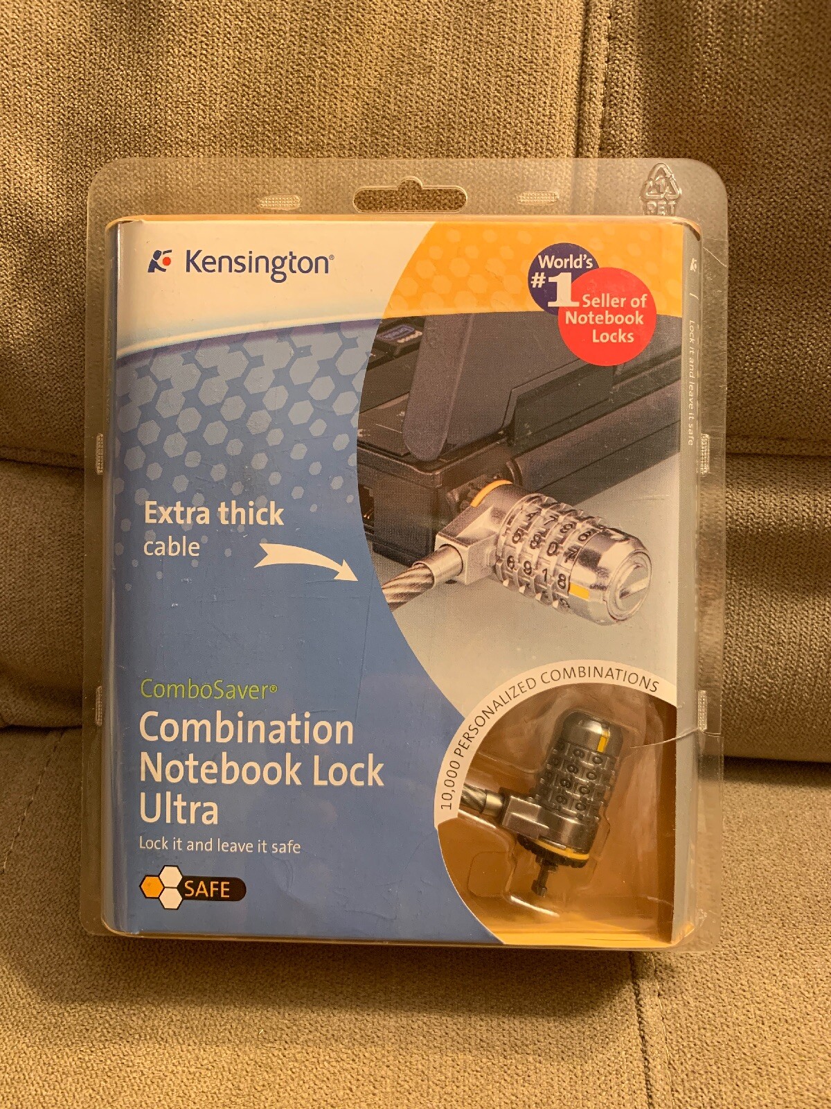 Kensington combosaver combination notebook lock ultra New Sealed Box