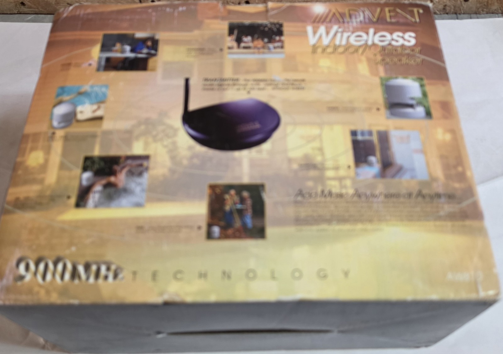 ADVENT ~ MODEL # AW810 ~ WIRELESS INDOOR / OUTDOOR SPEAKER NEW