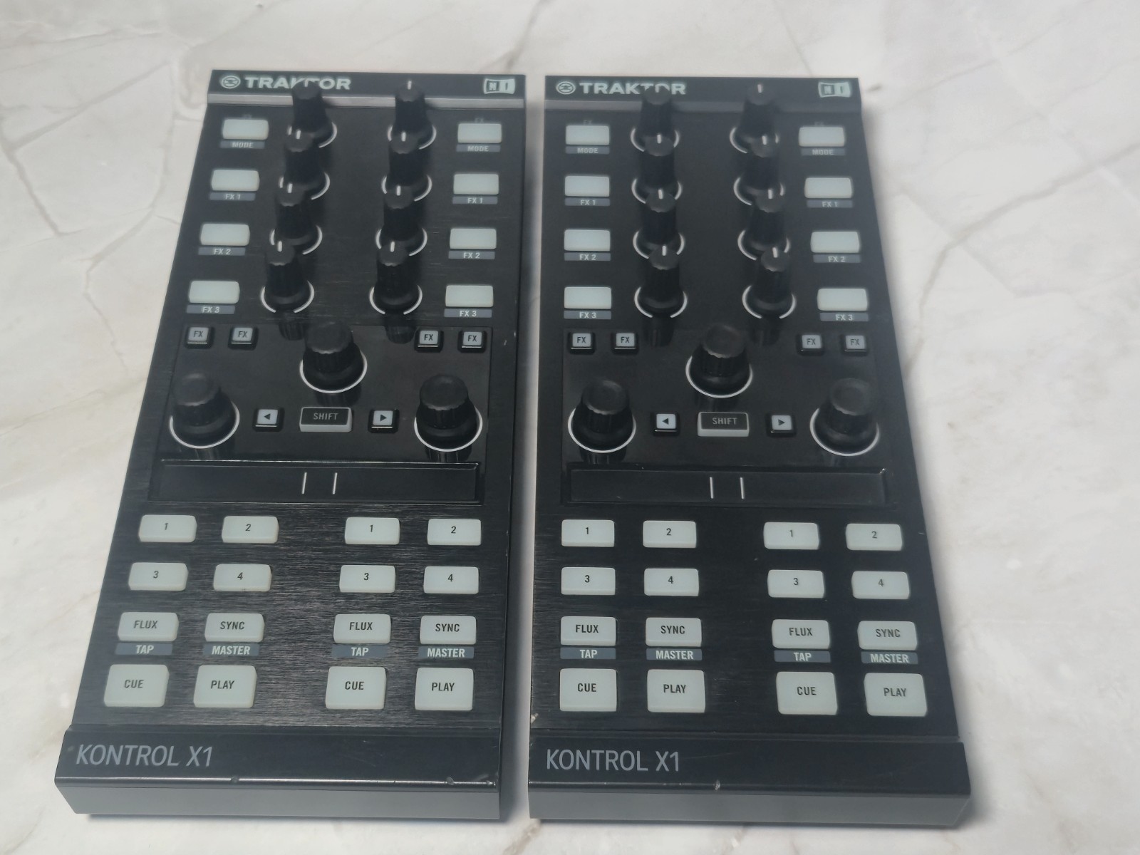 Native Instruments Traktor Kontrol X1 MK2 - Pair (2 Units) DJ Controller AS-IS