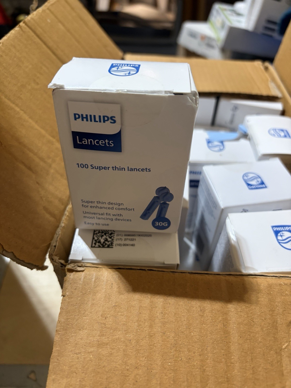 Philips, Lancets, 100 Super thin Lancets, 30G, Brand New