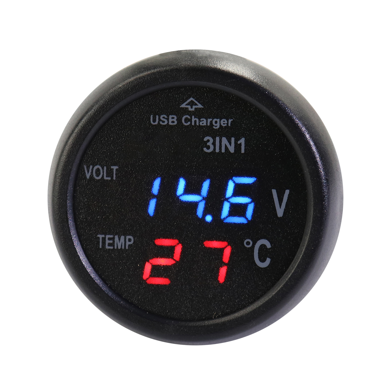 3-in-1 Multifunctional Digital Voltage   Multimeter Car R0U1