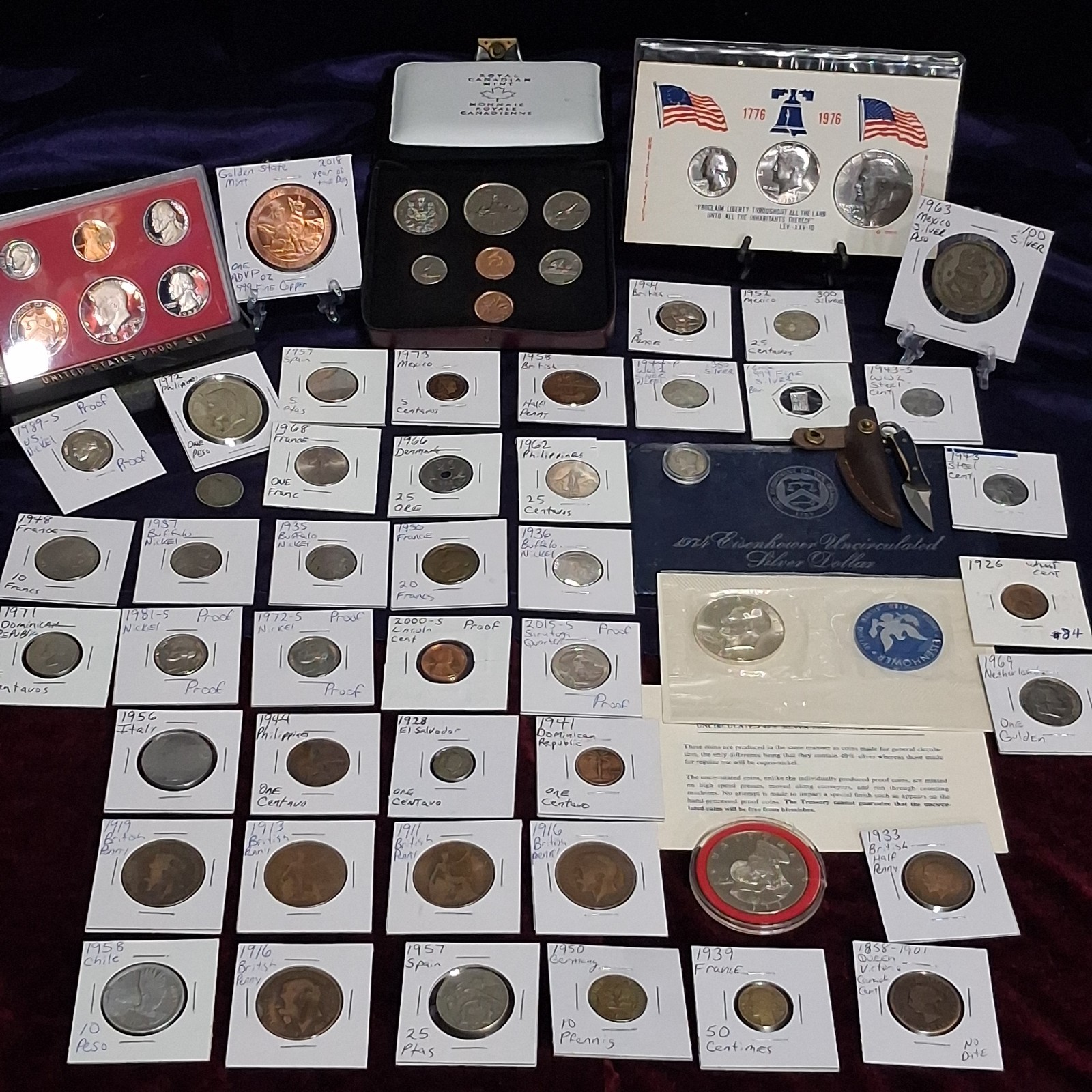 Estate Sale Junk Drawer Coin Lot Coin Collection U Get Everything In PICTURES 3