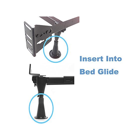 6 Pack Bed Frame Glide Legs to Replace Wheels Replacement Feet for Bed