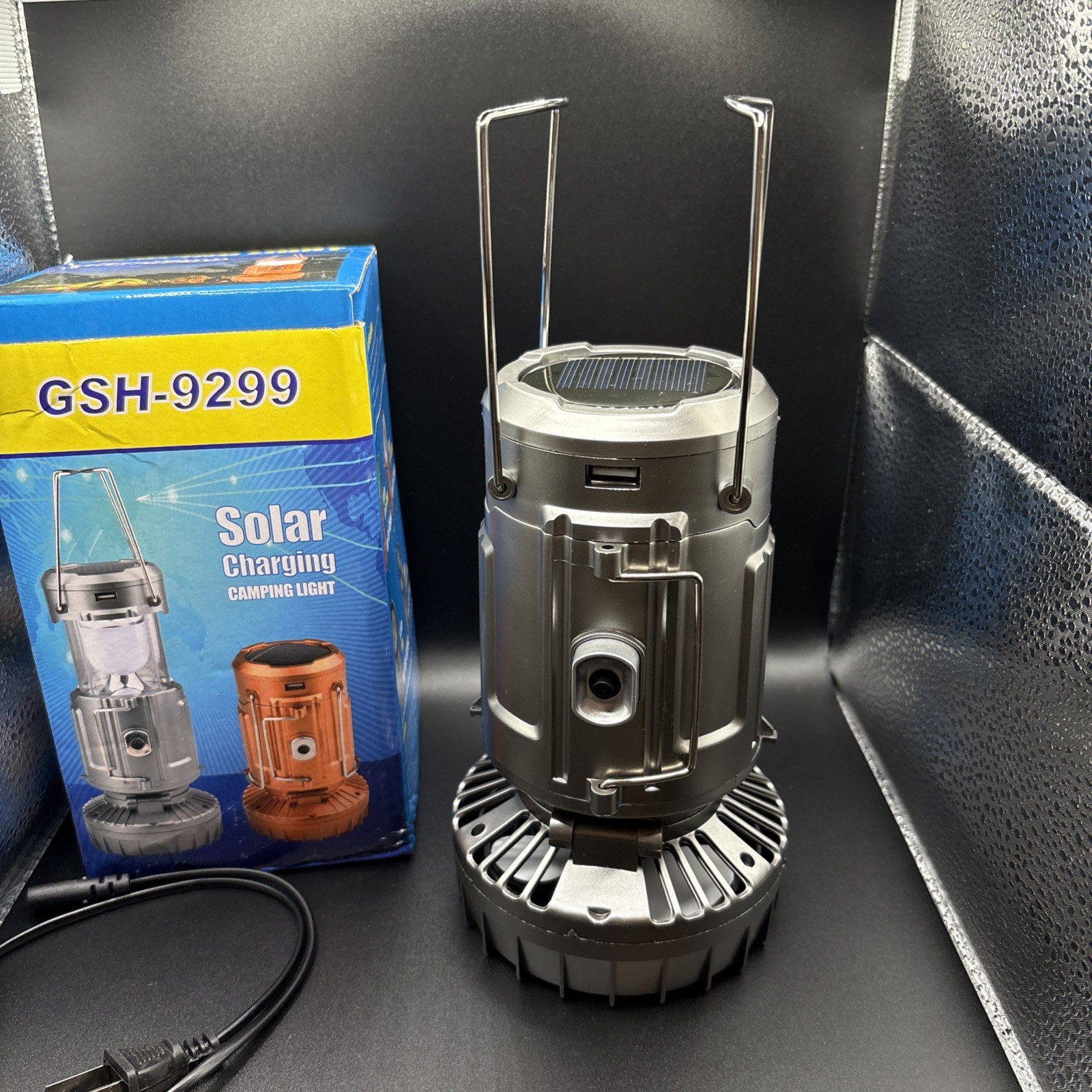 New GSH-9299 Solar Charging Camping Light