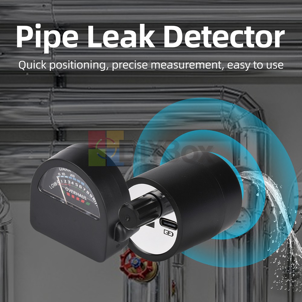 Water Pipe Leak Detector Multi-functional Sound Collector + Field Strength Meter