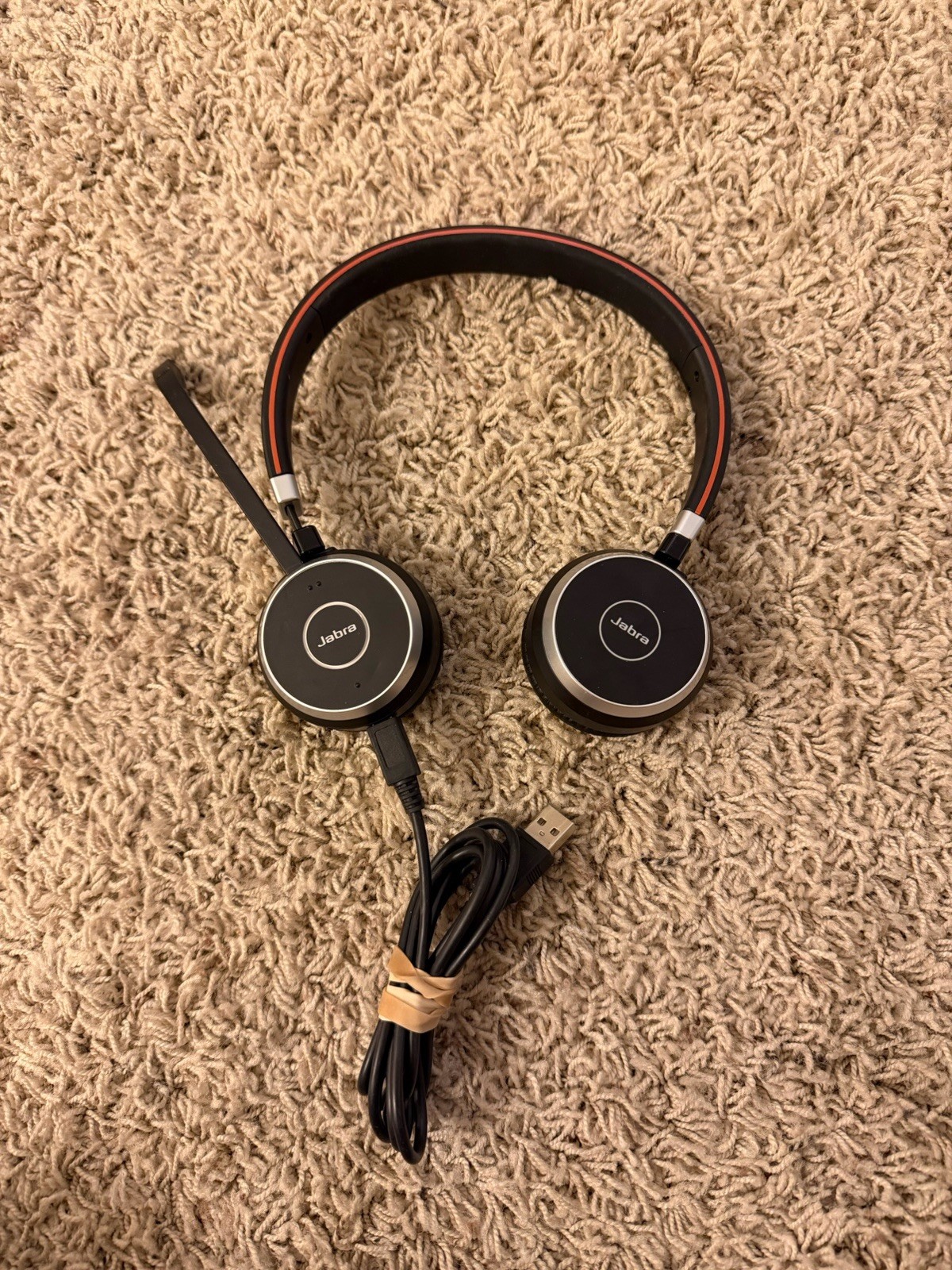 Jabra Evolve 65 UC Stereo Headset - Black - Model HSC018Wa Ships Fast!!!