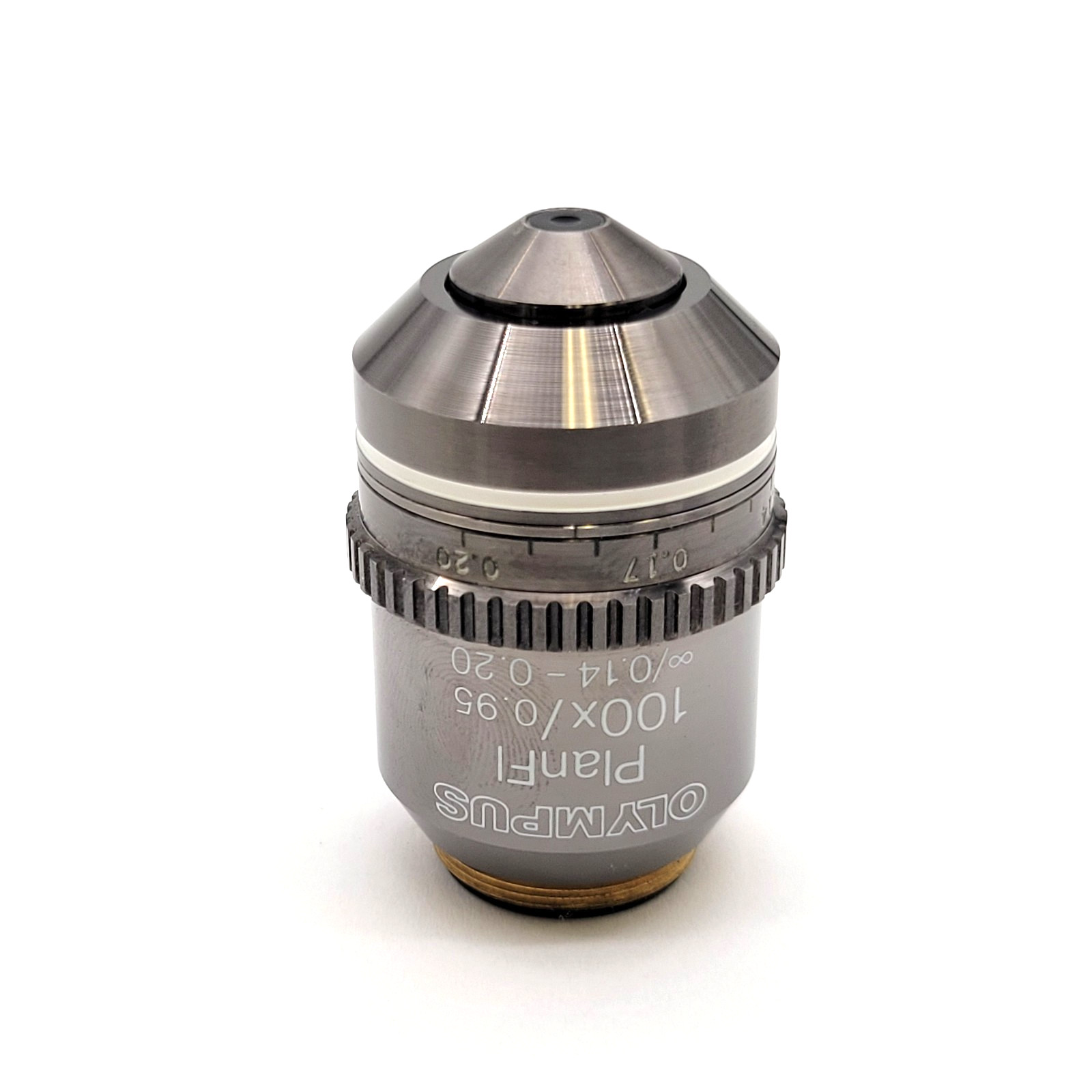 Olympus Microscope Objective PlanFl 100x Dry with Correction Collar