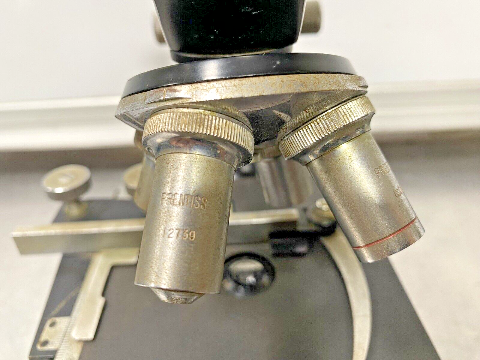 Vintage PRENTISS 10137 Microscope (No Light Source)