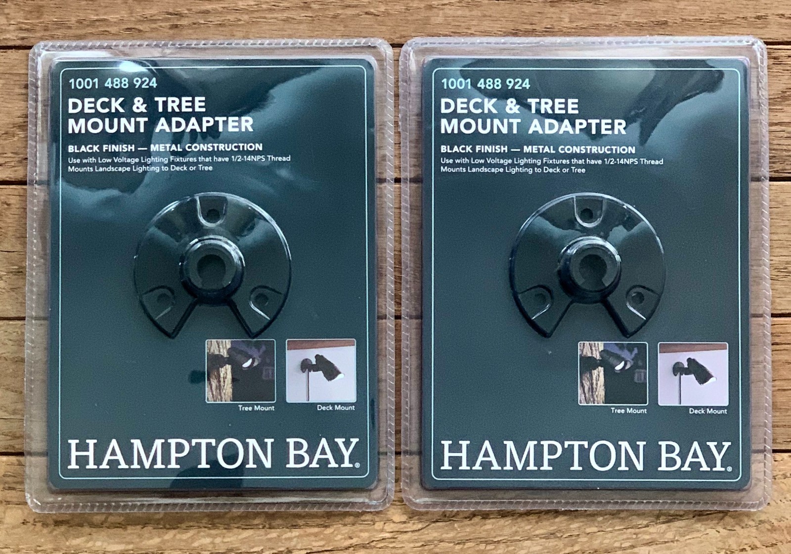 HAMPTON BAY DECK & TREE MOUNT ADAPTERS for LANDSCAPE LIGHTS FREE SHIPPING!