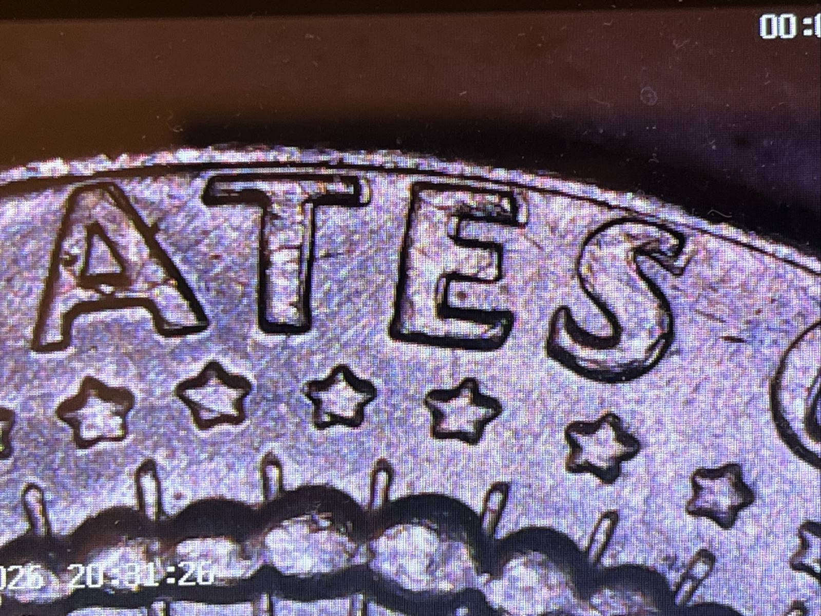 1973 D Kennedy Half Dollar Double Die Reverse