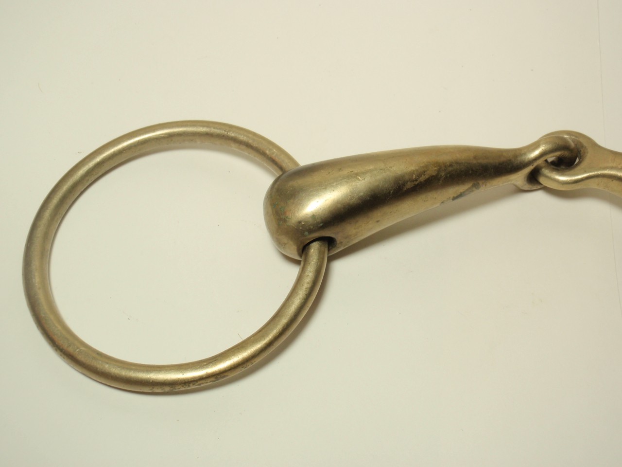 Lot 3 Equine Loose Single Joint Snaffle Ring Bit *USED*