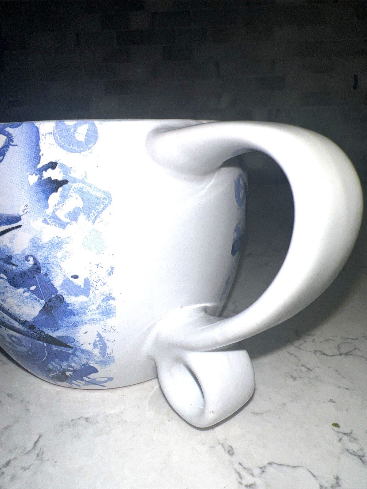 Nightmare Before Christmas Jack Skellington Loop Handle Mug Blue