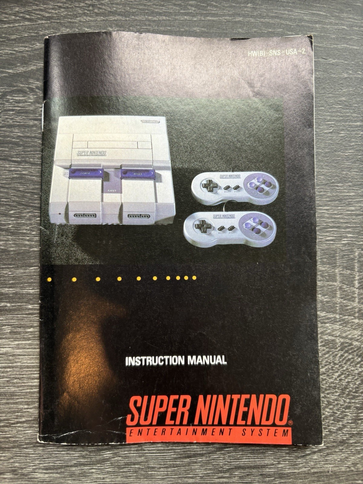 Super Nintendo Entertainment System Instruction Manual