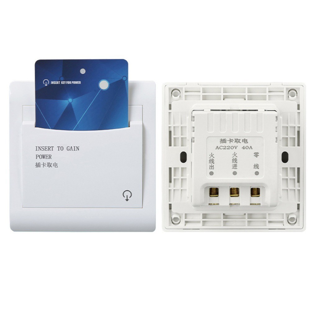 For Hotel Card Power Box 220V for Guest Room Power Control Immediate Off