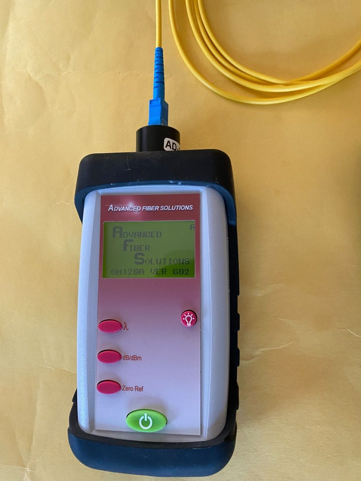 ADVANCED FIBER SOLUTIONS Single Mode Fiber Tester Meter 1310nm / 1550nm FTK51SM