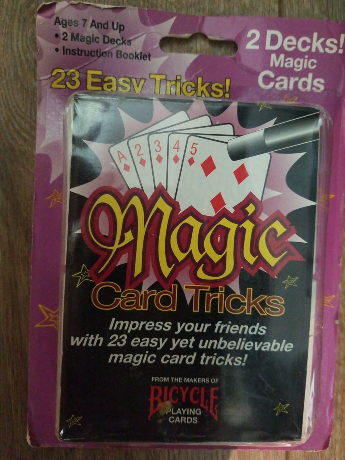 Magic Card Tricks - from Bicycle Playing Cards - 23 Easy Tricks Free Shipping