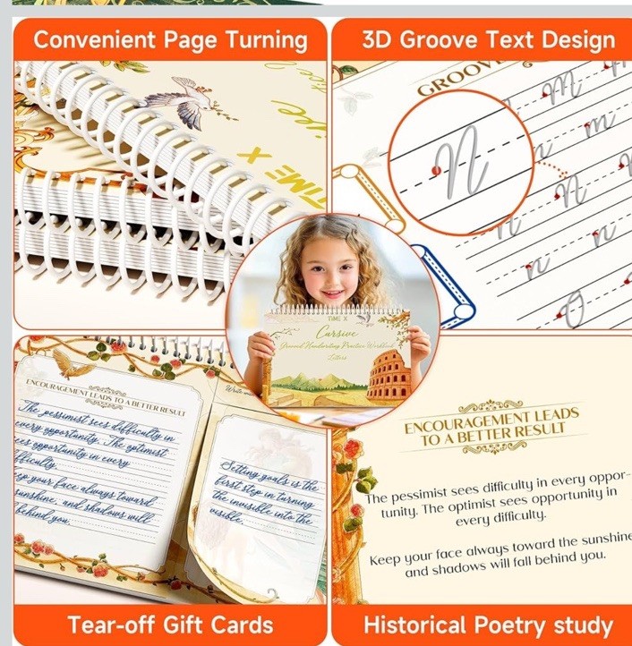 Time X Grooved Handwriting Practice Set, New & Sealed!