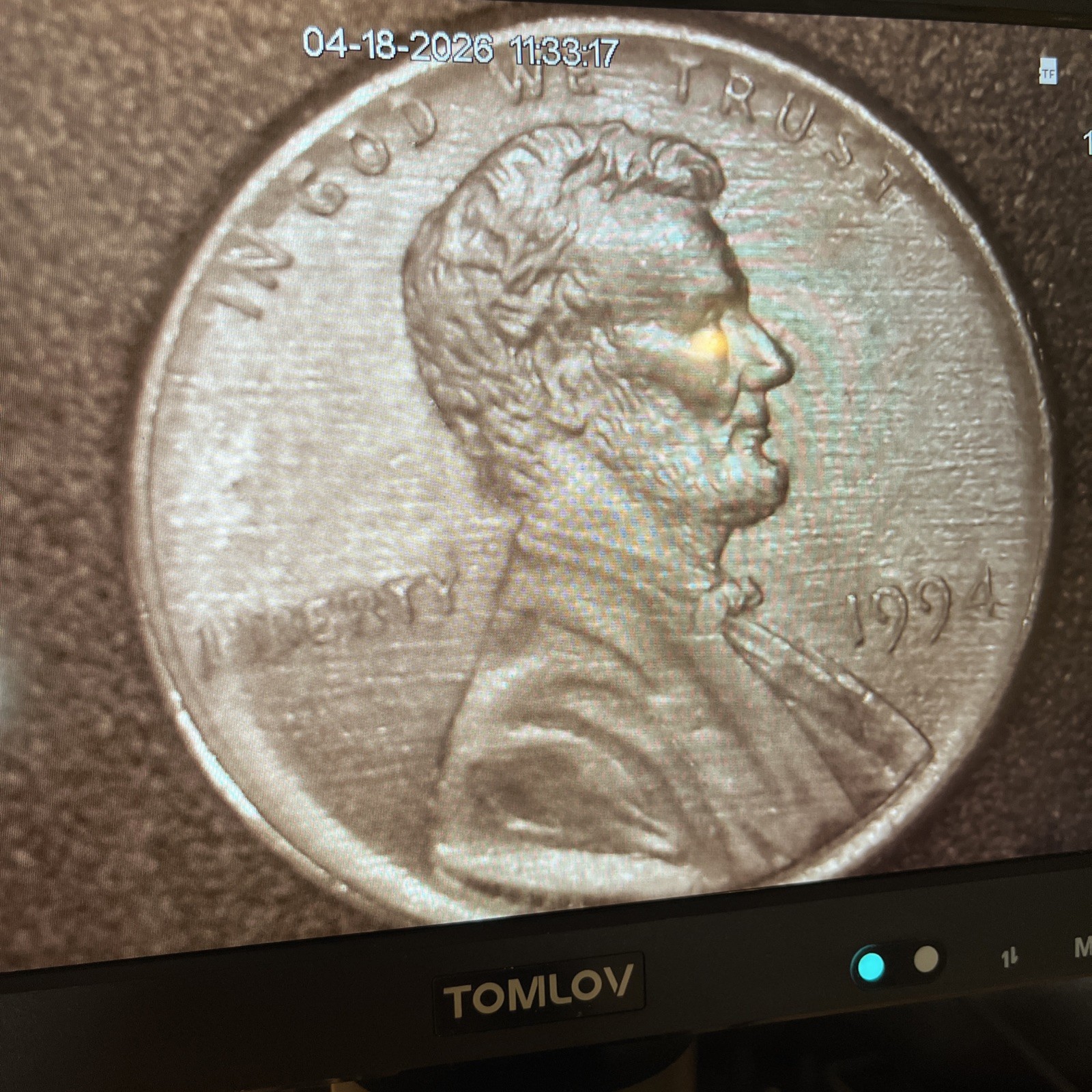 1994  RD Lincoln Penny AM Close On Reverse Lincoln In Columns FG Doubled