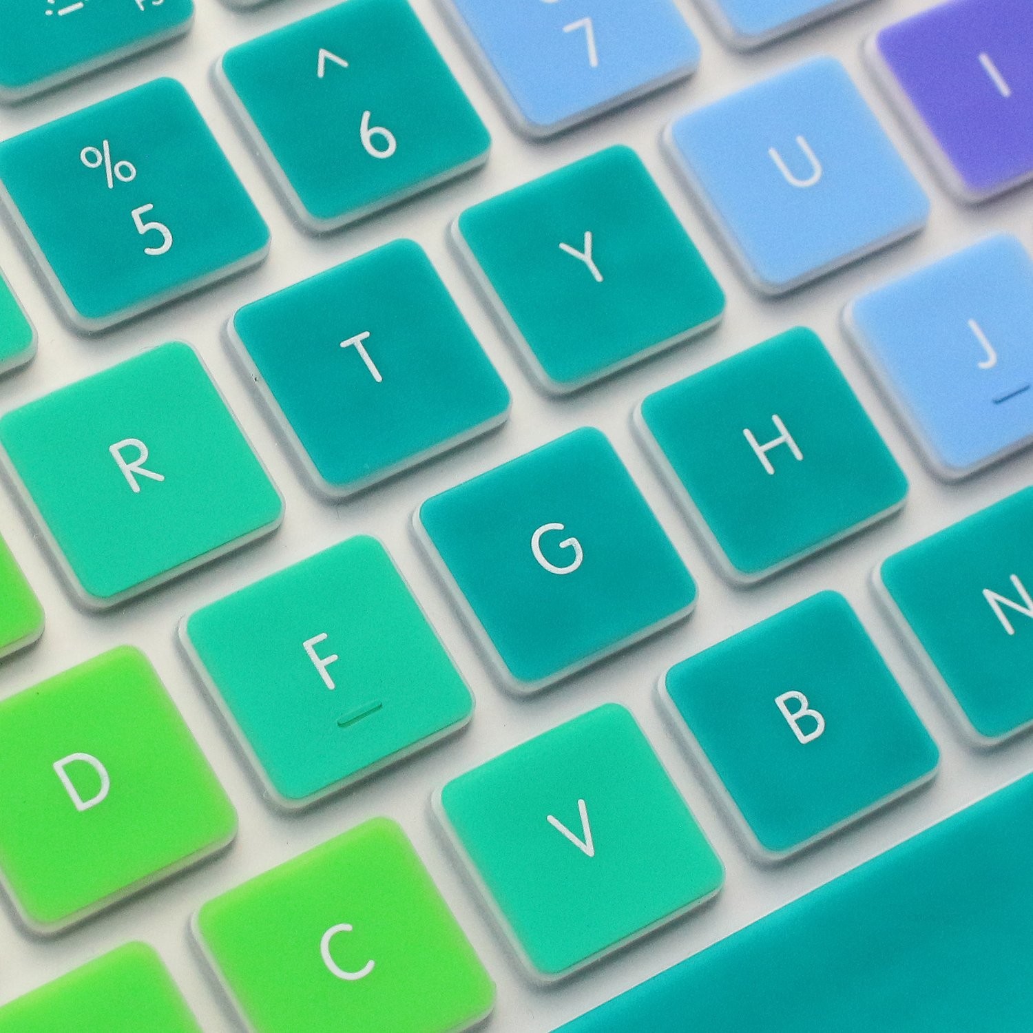 ProElife Ultra Thin Silicone Keyboard for Magic (MLA22LL/A), Rainbow