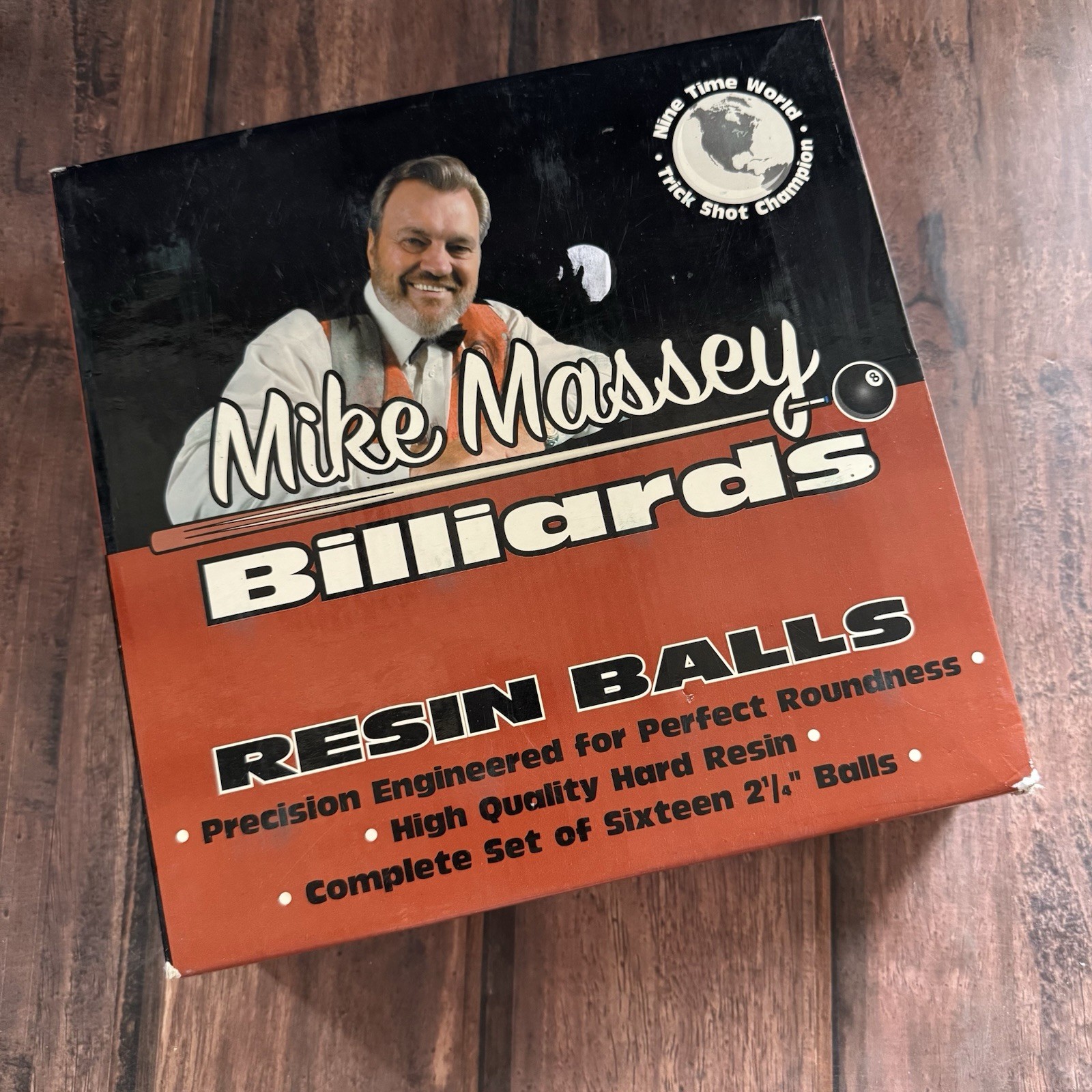 Mike Massey Resin Pool Balls Table Balls Trick Shot Champion Billards