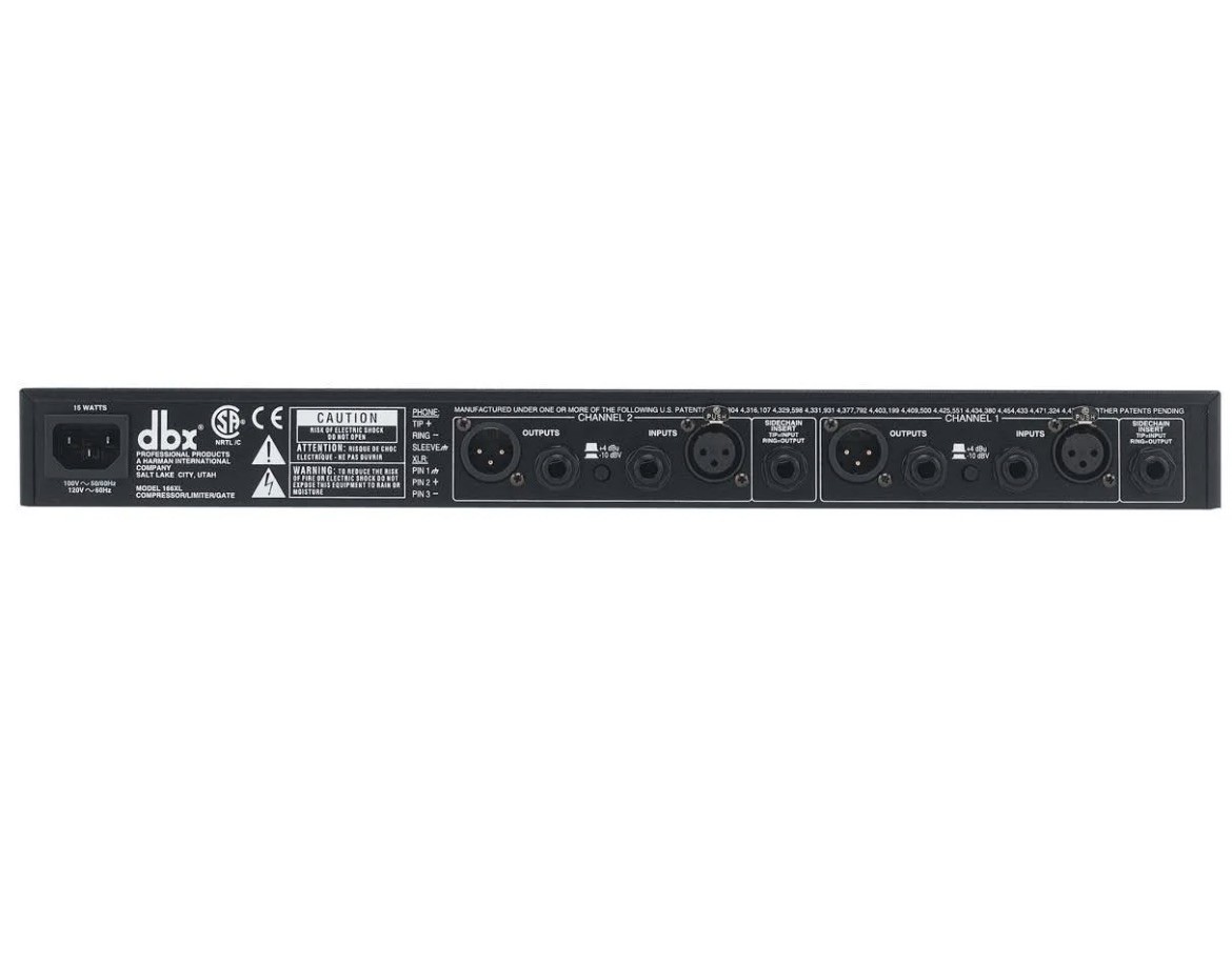 dbx 166XL 2-Channel Compressor/Limiter/Gate