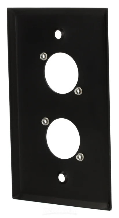 Switchcraft WP1B2P Single Gang Metal Wall Plate