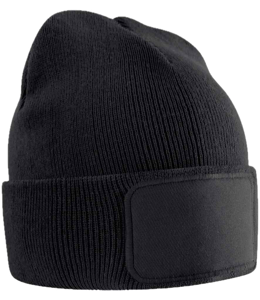 Kids Original Patch Double Layer Beanie Beechfield Girls Boys Ski Hat