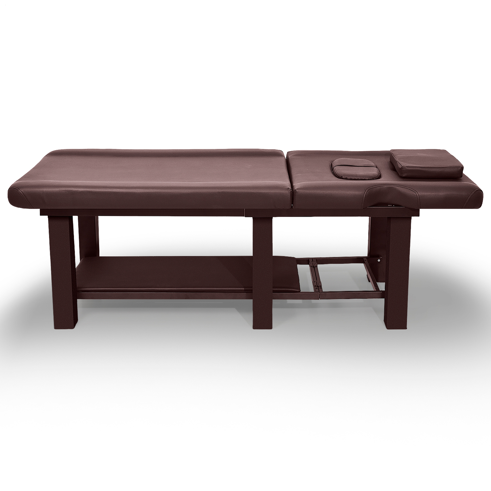 Heavy Duty Massage Table Adjustable Facial Bed Salon Spa And Beauty Bed brown
