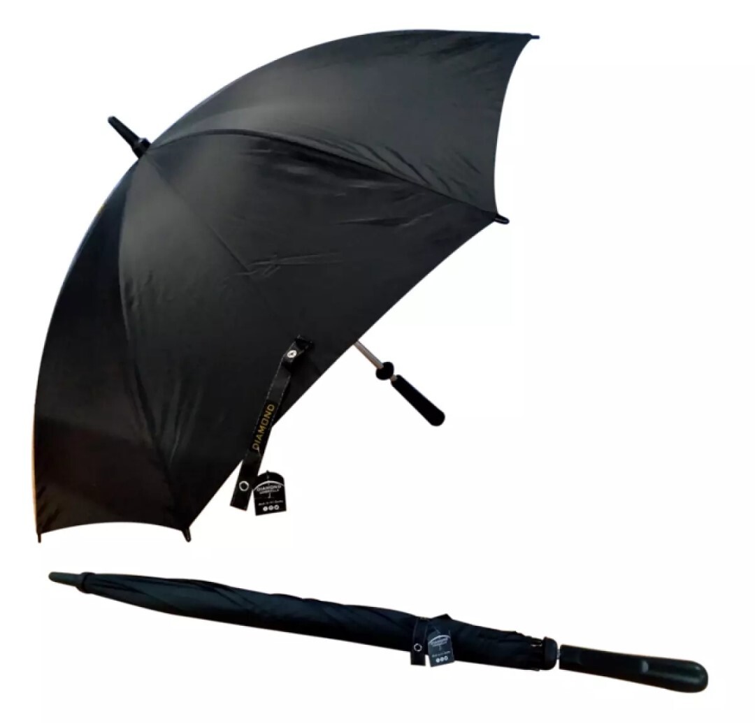 Large Umbrella Gents 24 Inch Black Men