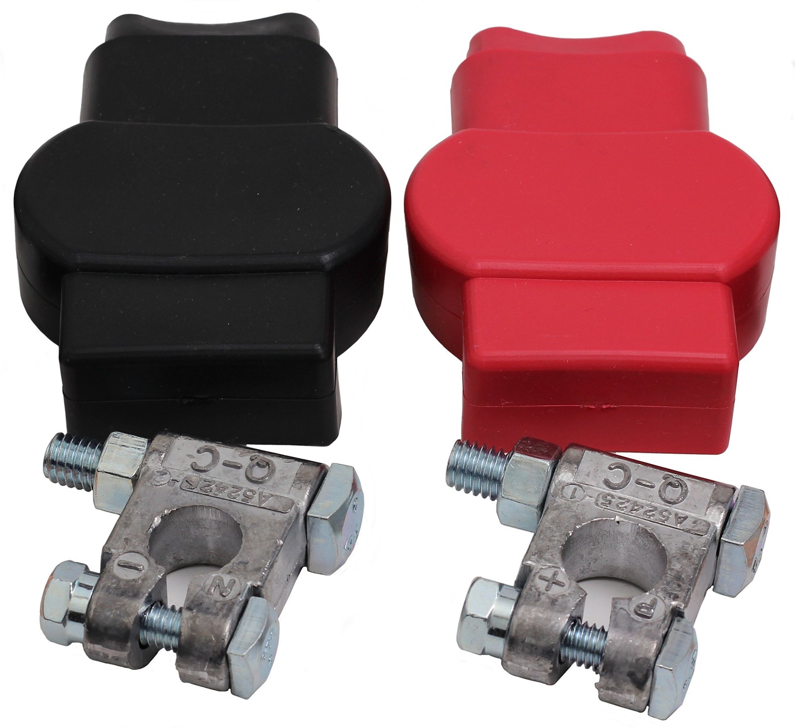 Fastronix Top Post Military Spec Battery Terminal and Cover Kit, Red