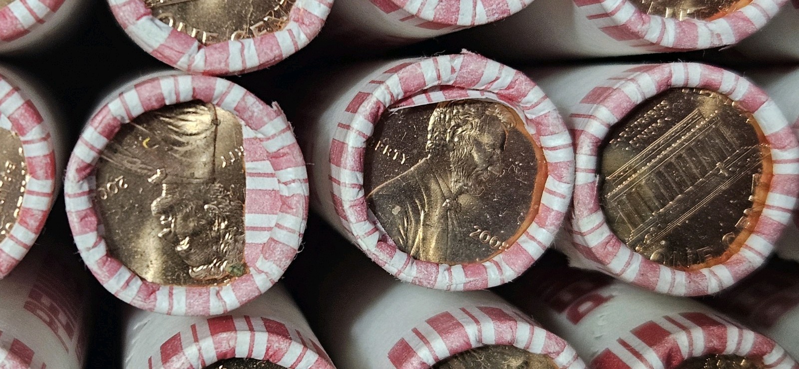 OBW Roll of 2008-P Lincoln Memorial Cents BU/uncirculated Original Bank-wrapped