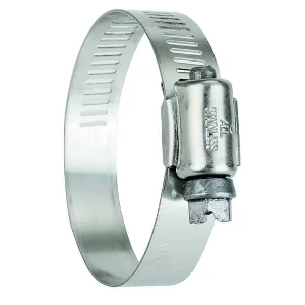 Manufacturer Varies Hose Clamp, 3/4 to 1 3/4 in, SAE 20, Stainless Steel ,PK10