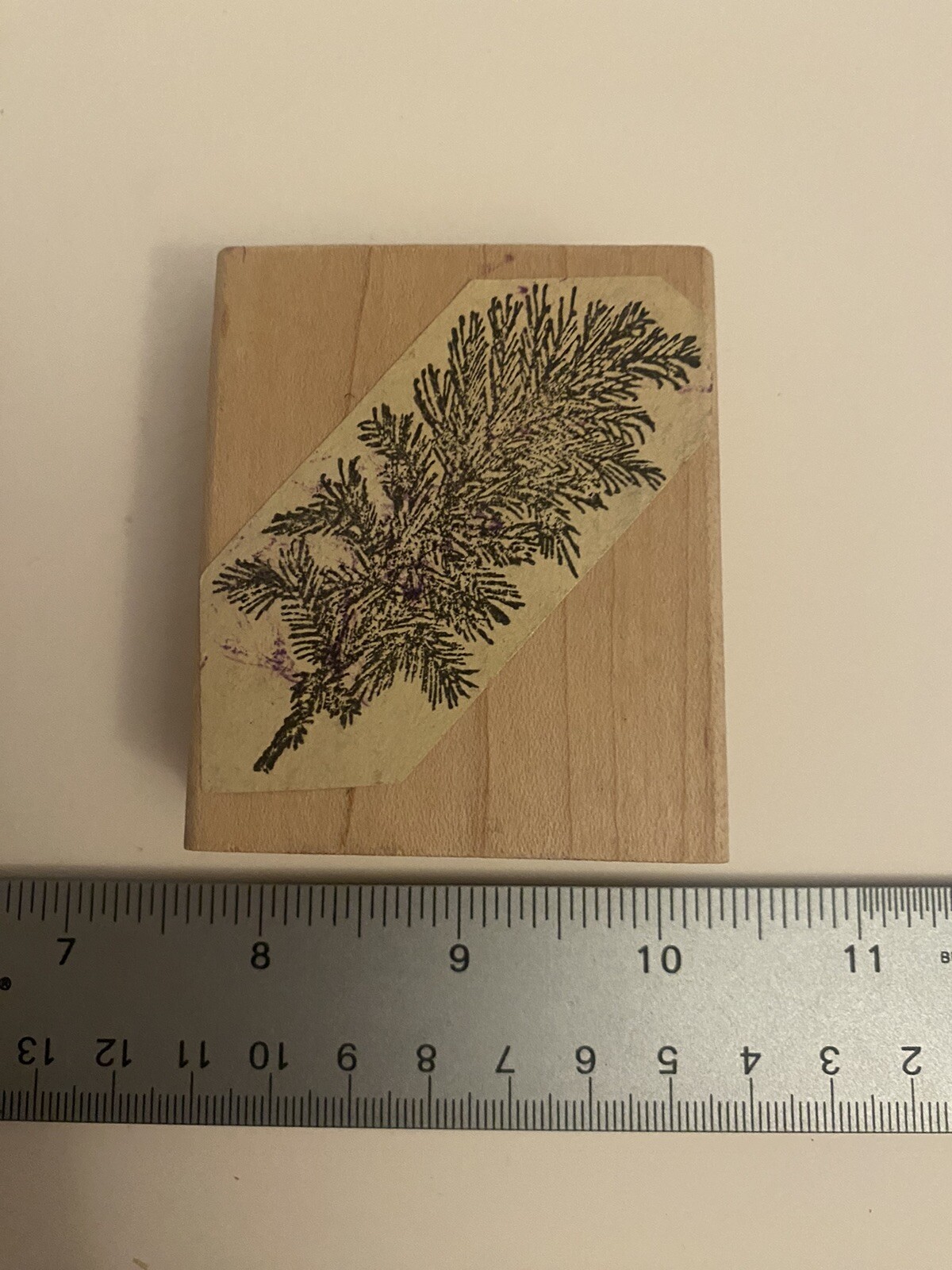 Tree Branch Wood Mounted Rubber Stamp RS11