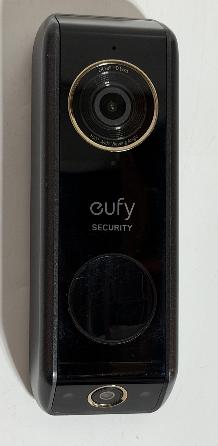 eufy Video Doorbell Dual Camera 2K HD Powered Wired T8203 Doorbell Only