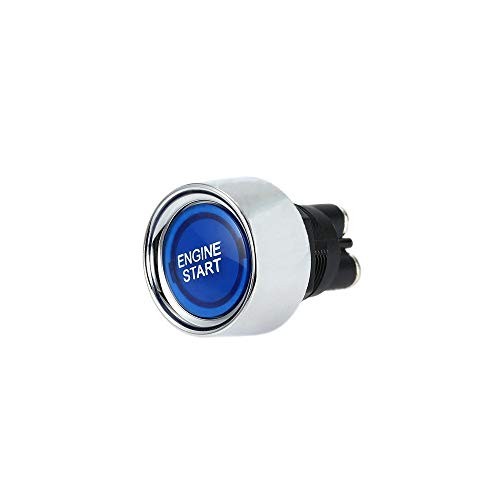 DC 12V 50A Auto Car Engine Start Button Switch | Push Start Ignition, Blue