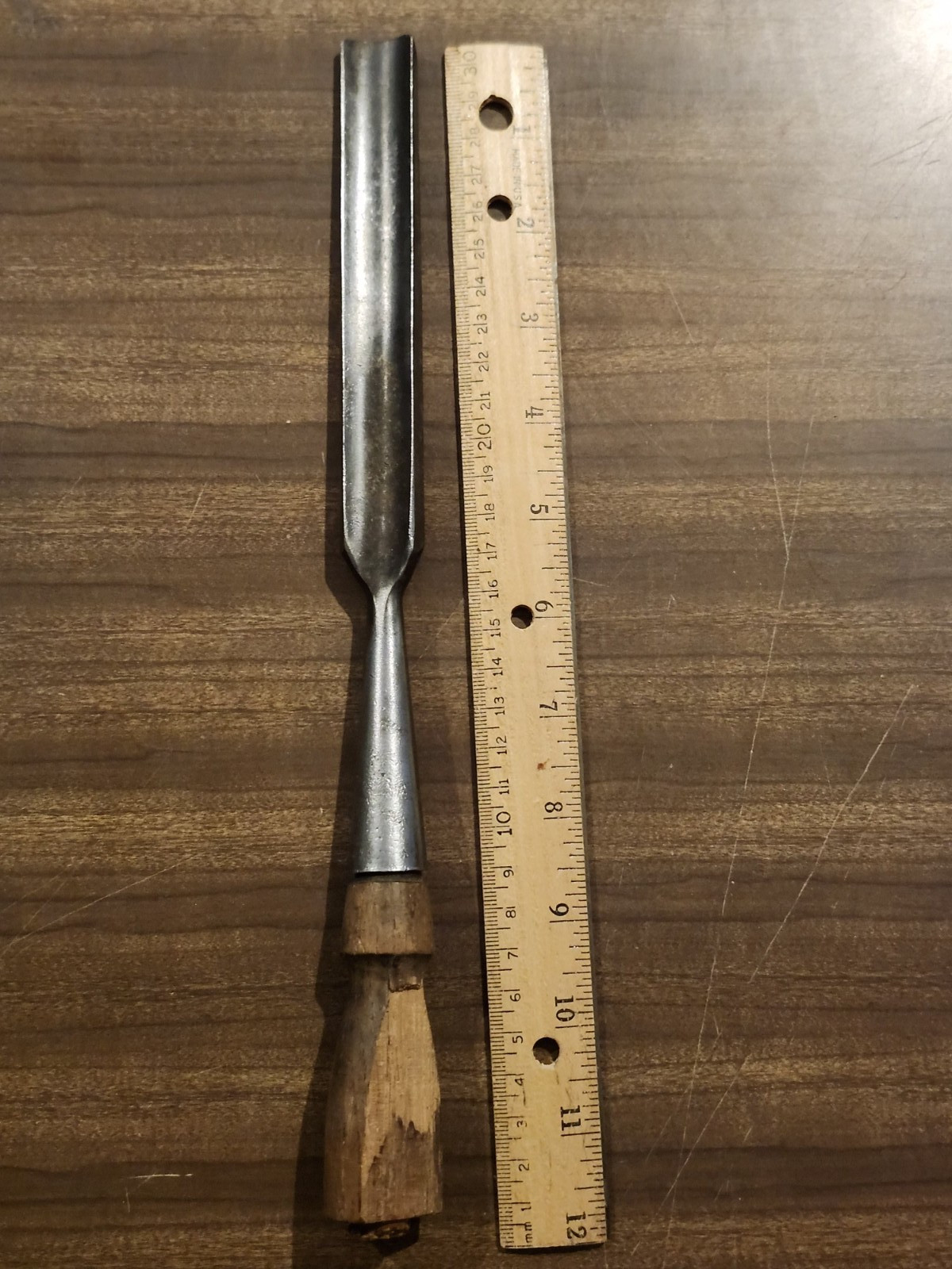 VINTAGE SOCKET  3/4" WIDE GOUGE CHISEL TOOL NO NAME
