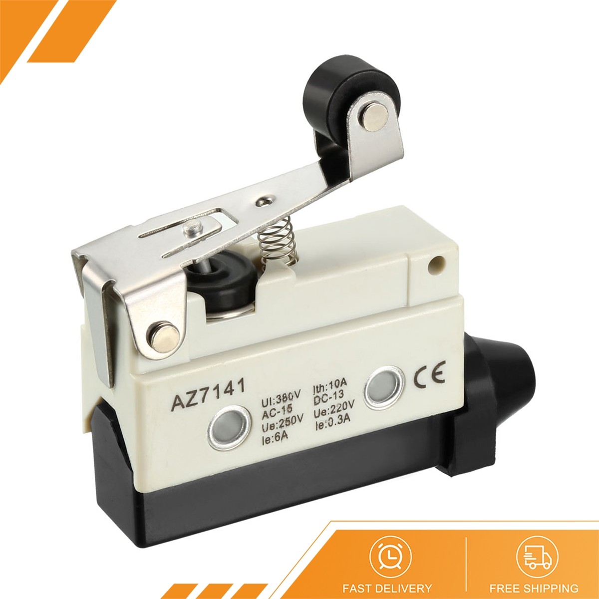 AZ-7141 SPDT 1NO+1NC  Panel Mount Roller Plunger Type Micro Limit Switches