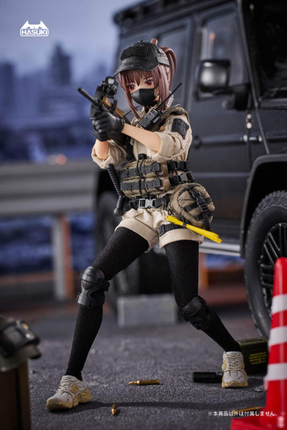 Hasuki Pocket Art Series PA006 Security Hiyo Reizei 1/12 Action Figure