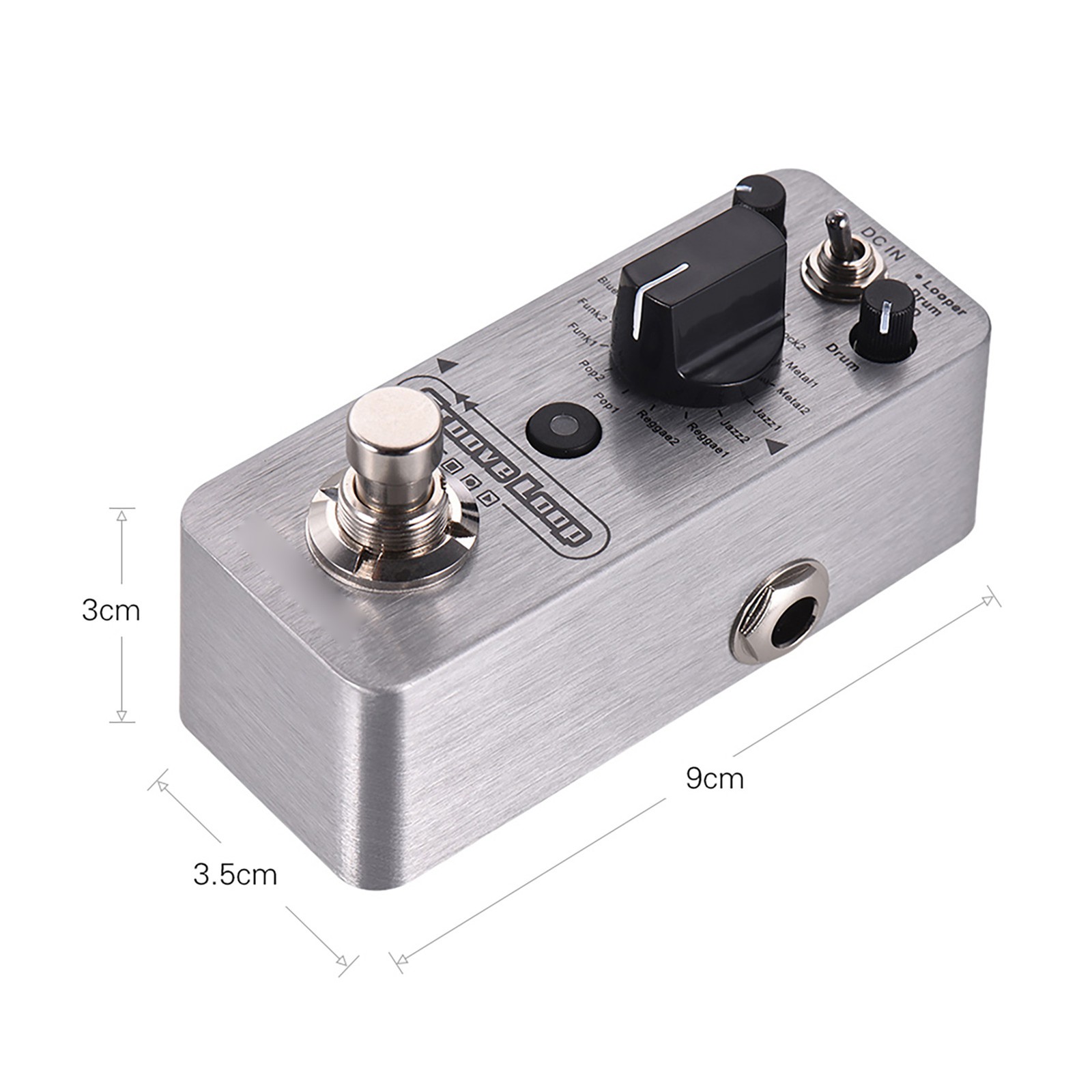 MOOER Groove Loop Drum Machine & Looper Pedal 3 Modes Max. 20min Recording HURP